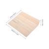VICASKY Solid Wood Threshold Slope Pad 25.8x30x7cm for Cars Scooters Wheelchair Portable Doorway Curb Pad Home Steps and Driveway Access Aid view 2