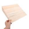 VICASKY Solid Wood Threshold Slope Pad 25.8x30x7cm for Cars Scooters Wheelchair Portable Doorway Curb Pad Home Steps and Driveway Access Aid view 4