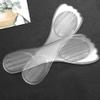EXAOMBLE Silicone Gel Insoles 2 Pairs Arch Support Massage Shock Absorption Inserts Unisex Sports Insoles for Men and Women Foot Relief view 3