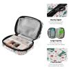 Bolaz Weekly Medicine Pill Organizer Travel Pill Case Box Holder Container Small for Vitamin Supplement-Dinosaur Christmas Pattern view 4