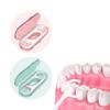 10pcs One Hundred Dental Floss Travel Portable Dental Floss Box with Replacement Set, Pink and Green (10) view 2