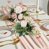 10 Inch Artificial Candle Rings Wreaths with Eucalyptus Leaves Long Lasting Low Maintenance Silk Greenery Garland for Table Centerpieces Candle Holder view 3