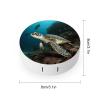 BKXHQMEDF Sea Turtle Printed Travel Contact Lens Case,Portable Contact Lens Container Soak Storage Kit With Mirror for Travel Office Daily view 2