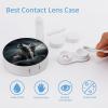 BKXHQMEDF Wolf at Night Printed Travel Contact Lens Case,Portable Contact Lens Container Soak Storage Kit With Mirror for Travel Office Daily view 3