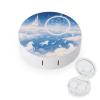 BKXHQMEDF Fantasy Dream Catcher Printed Travel Contact Lens Case,Portable Contact Lens Container Soak Storage Kit With Mirror for Travel Office Daily view 1
