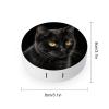 BKXHQMEDF Black Cat Printed Travel Contact Lens Case,Portable Contact Lens Container Soak Storage Kit With Mirror for Travel Office Daily view 2