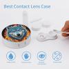 BKXHQMEDF Wolf Printed Travel Contact Lens Case,Portable Contact Lens Container Soak Storage Kit With Mirror for Travel Office Daily view 3