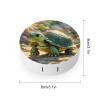 BKXHQMEDF Turtle in The Sun Printed Travel Contact Lens Case,Portable Contact Lens Container Soak Storage Kit With Mirror for Travel Office Daily view 2