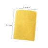 GLEAVI Cotton Athletic Wrist Sweatband High Elasticity Yellow Sports Sweat Wristband for Gym Training and Running view 2