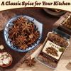 8.3 oz Star Anise Whole, Chinese Star Anise Pods, Premium Dried Star Anise Spice for Everyday Cooking, Baking, Simmering, Soups, Seasonings and Herbal Tea, All Natural & Vegan view 4