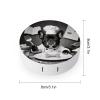 BKXHQMEDF Funny Dog Printed Travel Contact Lens Case,Portable Contact Lens Container Soak Storage Kit With Mirror for Travel Office Daily view 2