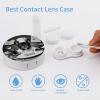 BKXHQMEDF Funny Dog Printed Travel Contact Lens Case,Portable Contact Lens Container Soak Storage Kit With Mirror for Travel Office Daily view 3