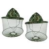 Beekeeper Mask - Beekeeper Hat Veil Mask Anti Bee Mosquito Bug Fly Hat Face Protection Equipment with Net Mesh for Outdoor Fishing Camouflage 2PCS view 1