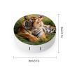 BKXHQMEDF Beast King Printed Travel Contact Lens Case,Portable Contact Lens Container Soak Storage Kit With Mirror for Travel Office Daily view 2