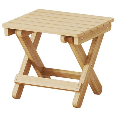 Wooden Shower Bench - Folding Shower Chair 11x8.7x10.2'' Folding Seat with Strong Load Capacity, Easy to Clean & Maintain Portable Wooden Bench for Indoor and Outdoor Use