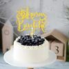 Taurus Baddie Cake Topper Taurus Birthday Party Decoration Big Taurus Energy Cake Decoration Gold Glitter view 3