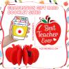 6 Sets Teacher Gift Card Holders Thank You Teacher Card Holder Money and Gift Cards Sleeves with 5 Slots for Teachers Appreciation Week End of Year Preschool Kindergarten Graduation Gifts view 2