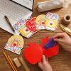 6 Sets Teacher Gift Card Holders Thank You Teacher Card Holder Money and Gift Cards Sleeves with 5 Slots for Teachers Appreciation Week End of Year Preschool Kindergarten Graduation Gifts view 3