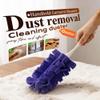 5 Pieces Reusable Fleece Duster with Handle, 2026 Upgrade 360 Washable Heavy Duty Duster Pads, Reusable Dusting Refills, Multi Surface Cleaning Pads Tools for Home, Window, Car, Furniture (5) view 2