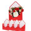 4 Pcs Valentine Envelope Boxes4 Pcs, 2026 New Valentine Envelope Gift Box, Hand Folding Flower Storage Box for Festival Party Decoration (Red) view 1