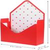 4 Pcs Valentine Envelope Boxes4 Pcs, 2026 New Valentine Envelope Gift Box, Hand Folding Flower Storage Box for Festival Party Decoration (Red) view 2