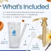 Jimoco Barista Set Torani Sugar Free Vanilla & Caramel Classic Syrups (25.4 oz Each) with 2 Jimoco Syrup Pumps, Reusable Cups, Straws & Stirrers Coffee, Italian Soda & Cocktail Flavoring Kit view 3