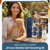 Jimoco Barista Set Torani Sugar Free Vanilla & Caramel Classic Syrups (25.4 oz Each) with 2 Jimoco Syrup Pumps, Reusable Cups, Straws & Stirrers Coffee, Italian Soda & Cocktail Flavoring Kit view 4