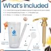 Jimoco Barista Set Torani Sugar Free French Vanilla, Salted Caramel & Hazelnut Syrups (25.4 oz Each) with 3 Jimoco Syrup Pumps, Reusable Cups, Straws & Stirrers Coffee, Italian Soda & Cocktail Flavoring Kit view 3