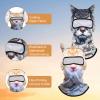 Quuztao 3PCS 3D Cat Ski Mask, Funny Animal Sheisty Breathable Mask for Party Festivals Skiing Riding & Outdoor view 3
