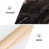 Abaodam Retractable Handle Natural Plumage Duster, Static Electricity Dust Cleaner for Home and Car, Soft Black for Furniture and Ceiling Fan Cleaning view 3