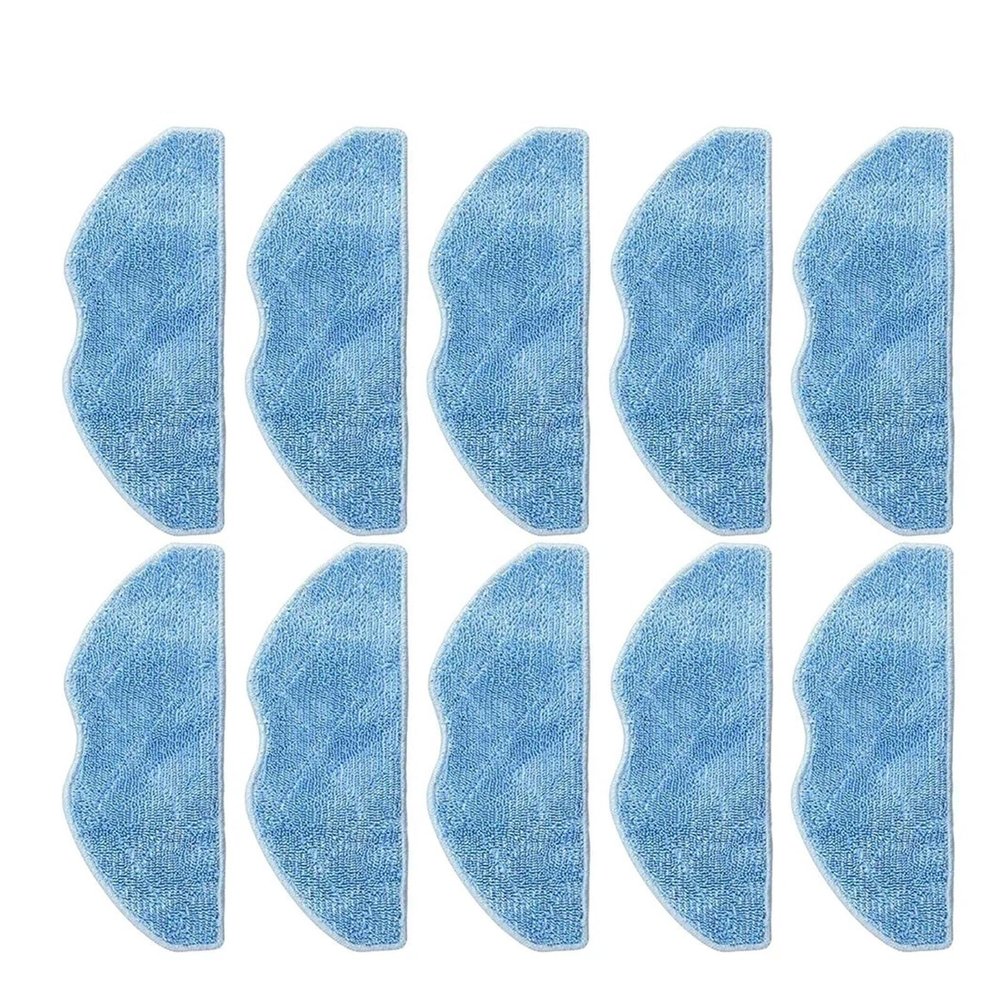 10pcs Mop Cloths,Compatible For Tefal,X-Plorer Serie 75 S + Household Appliances Vacuum Cleaner Accessories High Absorbency Anti-Scratch