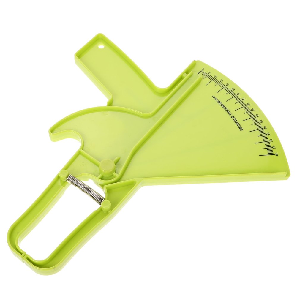 Ciieeo Body Fat Caliper Skinfold Measuring Tool Handheld Fitness Body Fat Measurement Device for Men and Women Green