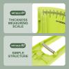 Ciieeo Body Fat Caliper Skinfold Measuring Tool Handheld Fitness Body Fat Measurement Device for Men and Women Green view 3
