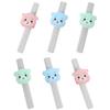 Anneome Reusable Silicone Straws with Clips 6pcs Set for Babies Elderly and Post-surgery Care Portable Drinking Straws with Storage Case for Feeding and Drinking view 1