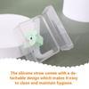 Anneome Reusable Silicone Straws with Clips 6pcs Set for Babies Elderly and Post-surgery Care Portable Drinking Straws with Storage Case for Feeding and Drinking view 3