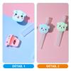 Anneome Reusable Silicone Straws with Clips 6pcs Set for Babies Elderly and Post-surgery Care Portable Drinking Straws with Storage Case for Feeding and Drinking view 4
