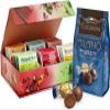 Wissotzky Tea Gift Set | Tuscanini Gourmet Chocolate Truffles + Wissotzky Tea Chest | Elegant Holiday Gift for Friends & Family | Certified Kosher view 1