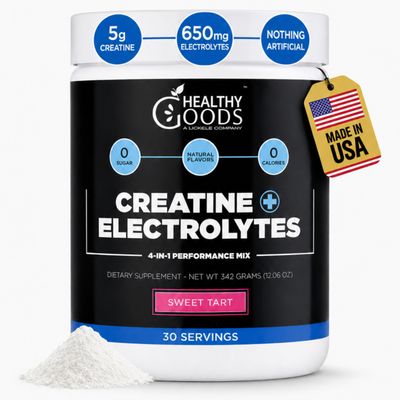 Creatine Plus Electrolytes Powder, Creatine Monohydrate With Electrolytes