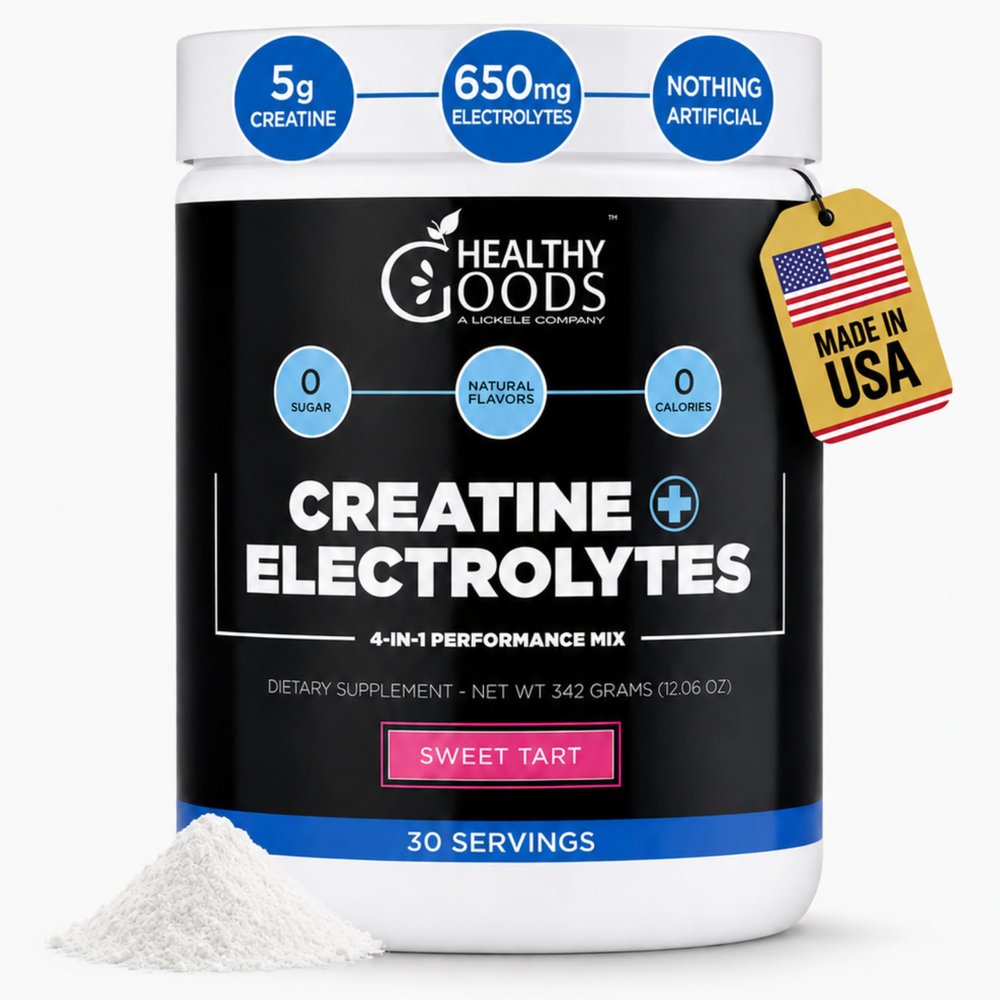 Creatine Plus Electrolytes Powder, Creatine Monohydrate With Electrolytes