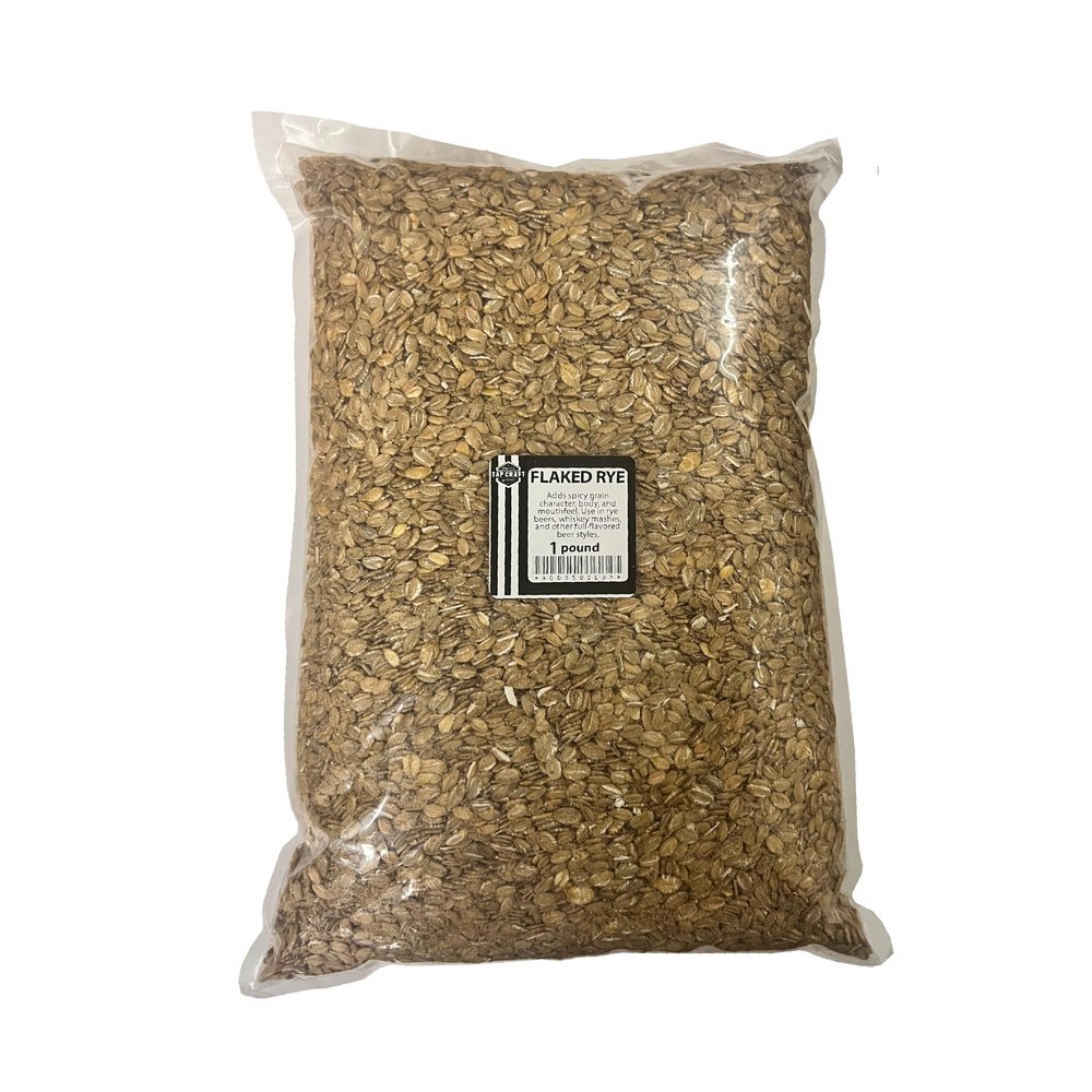 Flaked Rye 1 lb Grain for Home Brewing Beer, Distilling Moonshine or Whiskey