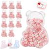 12PCS Cute Bear Shaped Candy Boxes, Large Bear Containers Clear Plastic, Reusable Holiday Candy Gift Box, for Tree Dcor, Candys, Crafts & Party Favors for Valentine's Day, Gifts & Party Decor view 4