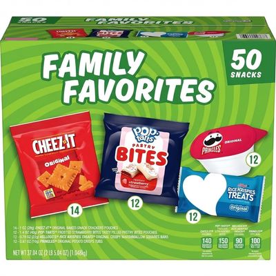 Kellogg's Family Favorites Mix, Variety Pack Snacks, 50 pk.