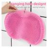Bathroom Multifunctional Massage Foot Washing Brush Scrub Back with Suction Cup Shower Exfoliating Bath Sponge Pad(Gray) view 2