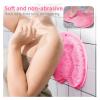 Bathroom Multifunctional Massage Foot Washing Brush Scrub Back with Suction Cup Shower Exfoliating Bath Sponge Pad(Gray) view 3