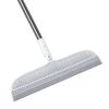 Floor Squeegee Broom, 50.8" Extra-Long Handle Rubber Cleaner for Pet Fur, Carpets, Hard Floors, Bathrooms, Windows & Liquid Messes view 1