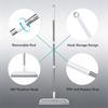 Floor Squeegee Broom, 50.8" Extra-Long Handle Rubber Cleaner for Pet Fur, Carpets, Hard Floors, Bathrooms, Windows & Liquid Messes view 3