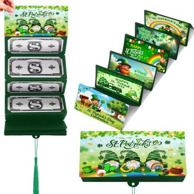 Web Launcher String Shooters St. Patrick's Day Money Holder-10 Slot Cash Envelope Card for Easter, Birthday, Graduation | Creative Gift for Teens, Kids, Adults, Men & Women (Green, 1Pcs)