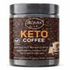 BIOMIX HEALTH & BEAUTY Keto Coffee, Natural MCT Instant Coffee with Grass Fed Butter, Medium Chain Triglycerides, Organic Ghee,10.58oz, 30 Servings with 10 Functional Mushrooms Chaga, Reishi, Shiitake, Lion's Mane, Vegan, Gluten-Free, No Added Sugar, view 1