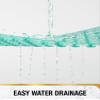 HITSLAM Shower Mat Anti Slip, Square Bath Mat for Tub Non Slip with Suction Cups and Drain Holes, 21x21 Inch Bathroom Shower Stall Floor Mat, Machine Washable, Soft on Feet, Green view 4