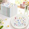 100pcs Spring Floral Paper Napkins Disposable - 6.5x 6.5 Soft Hand Towels for Guest Bathroom, Elegant Decorative Napkins for Birthday Wedding Spring Party Baby Shower (Small Floral) view 1